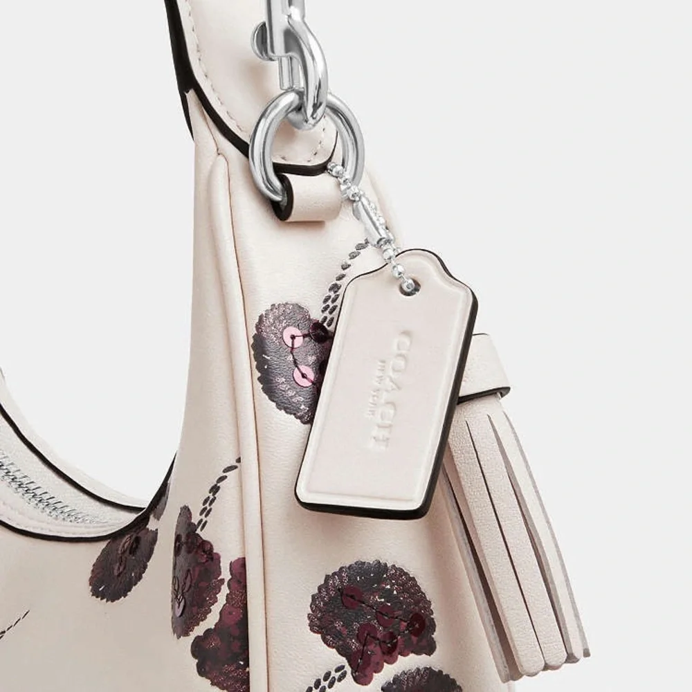 NWT COACH Carmen Leather Mini Crossbody Bag With Cherry‎ Print